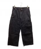 FIFTHフィフス）の古着「ダブルニーパンツ」｜ブラック