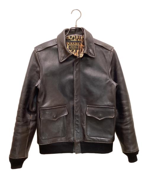 WACKO MARIA（ワコマリア）WACKO MARIA (ワコマリア) 裏 レオパードA-2フライトジャケット ブラウン サイズ:Mの古着・服飾アイテム