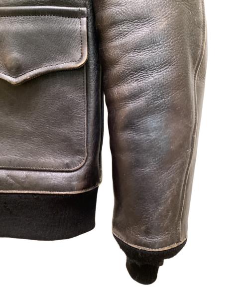 WACKO MARIA（ワコマリア）WACKO MARIA (ワコマリア) 裏 レオパードA-2フライトジャケット ブラウン サイズ:Mの古着・服飾アイテム