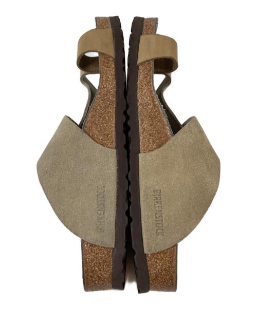 BIRKENSTOCK（ビルケンシュトック）BIRKENSTOCK (ビルケンシュトック) JOURNAL STANDARD (ジャーナルスタンダード) 別注 Byblos スウェードサンダル ベージュ サイズ:25cmの古着・服飾アイテム