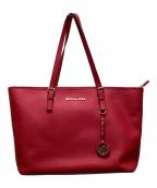 MICHAEL KORSマイケル・コース）の古着「JET SET TRAVEL トートバッグ」｜レッド