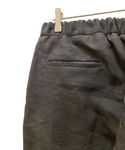 claudio mariani（クラウディオ・マリア―二）claudio mariani (クラウディオ・マリア―二) リネンイージーパンツ ブラック サイズ:50の古着・服飾アイテム