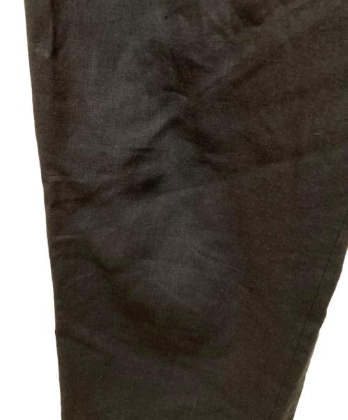 claudio mariani（クラウディオ・マリア―二）claudio mariani (クラウディオ・マリア―二) リネンイージーパンツ ブラック サイズ:50の古着・服飾アイテム