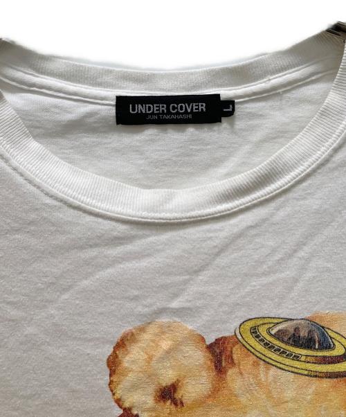 UNDERCOVER（アンダーカバー）UNDERCOVER (アンダーカバー) ベアプリントTシャツ ホワイト サイズ:Lの古着・服飾アイテム