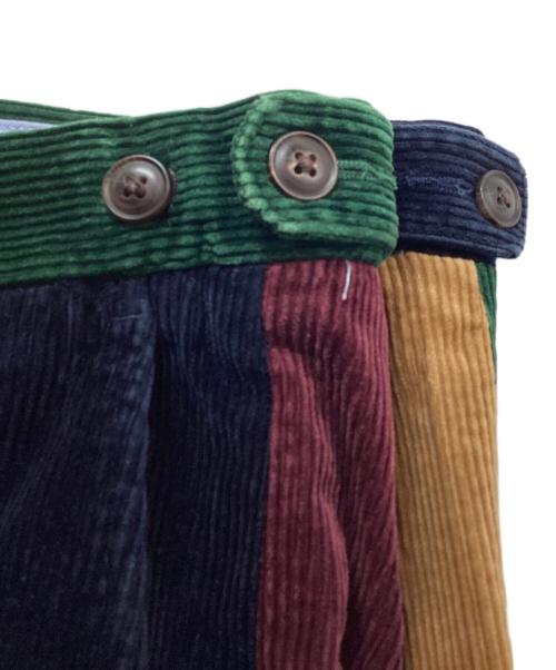 POLO RALPH LAUREN（ポロ・ラルフローレン）POLO RALPH LAUREN (ポロ・ラルフローレン) クレイジーパターン サイドアジャストコーデュロイパンツ マルチカラー サイズ:34の古着・服飾アイテム