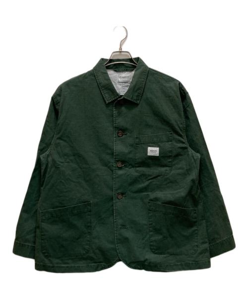 baexfate（ベクスフェイト）baexfate (ベクスフェイト) Sonny Label (サニーレーベル) 別注ムラ染リップストップカバーオール グリーン サイズ:L 未使用品の古着・服飾アイテム