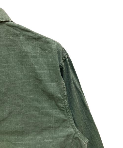 baexfate（ベクスフェイト）baexfate (ベクスフェイト) Sonny Label (サニーレーベル) 別注ムラ染リップストップカバーオール グリーン サイズ:L 未使用品の古着・服飾アイテム