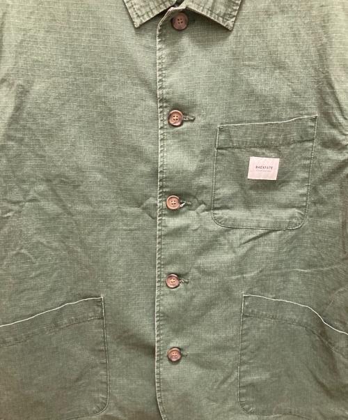 baexfate（ベクスフェイト）baexfate (ベクスフェイト) Sonny Label (サニーレーベル) 別注ムラ染リップストップカバーオール グリーン サイズ:L 未使用品の古着・服飾アイテム