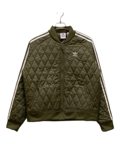 adidas Originals（アディダスオリジナル）adidas Originals (アディダスオリジナル) QUILTED SST TRACKTOP グリーン サイズ:Lの古着・服飾アイテム