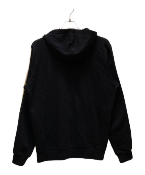 HYDROGEN（ハイドロゲン）HYDROGEN (ハイドロゲン) ワッペンジップパーカー ブラック サイズ:XLの古着・服飾アイテム