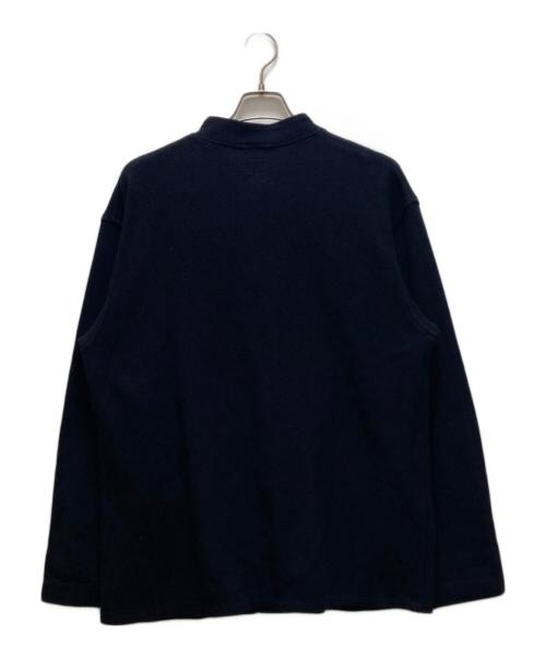 charcoal（チャコール）charcoal (チャコール) フレンチチャイナジャケット ネイビー サイズ:Lの古着・服飾アイテム