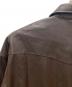 中古・古着 Wrangler (ラングラー) フェイクレザーウエスタンシャツジャケット ブラウン サイズ:M 未使用品：6000円