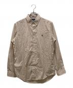RALPH LAURENラルフローレン）の古着「ストライプBDシャツ」｜ベージュ