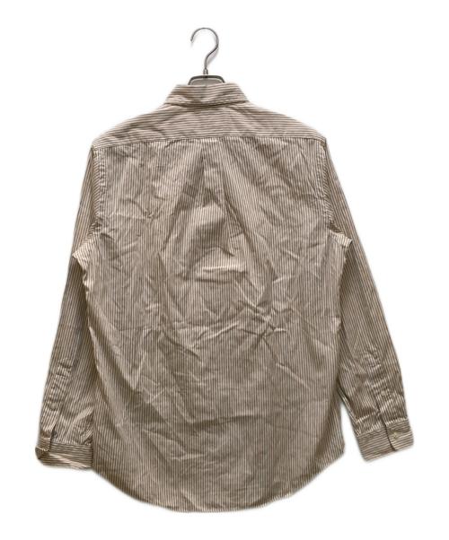 RALPH LAUREN（ラルフローレン）RALPH LAUREN (ラルフローレン) ストライプBDシャツ ベージュ サイズ:Mの古着・服飾アイテム