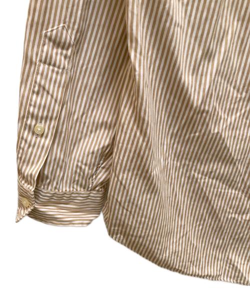 RALPH LAUREN（ラルフローレン）RALPH LAUREN (ラルフローレン) ストライプBDシャツ ベージュ サイズ:Mの古着・服飾アイテム