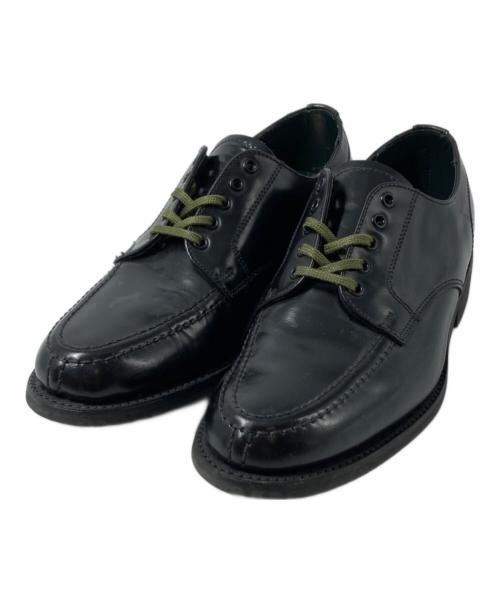 SANDERS（サンダース）SANDERS (サンダース) BEAMS BOY (ビームスボーイ) 別注Uチップミリタリーダービーシューズ / SANDERS Military BEAMS BOYDERBY ブラック サイズ:3の古着・服飾アイテム