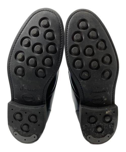 SANDERS（サンダース）SANDERS (サンダース) BEAMS BOY (ビームスボーイ) 別注Uチップミリタリーダービーシューズ / SANDERS Military BEAMS BOYDERBY ブラック サイズ:3の古着・服飾アイテム