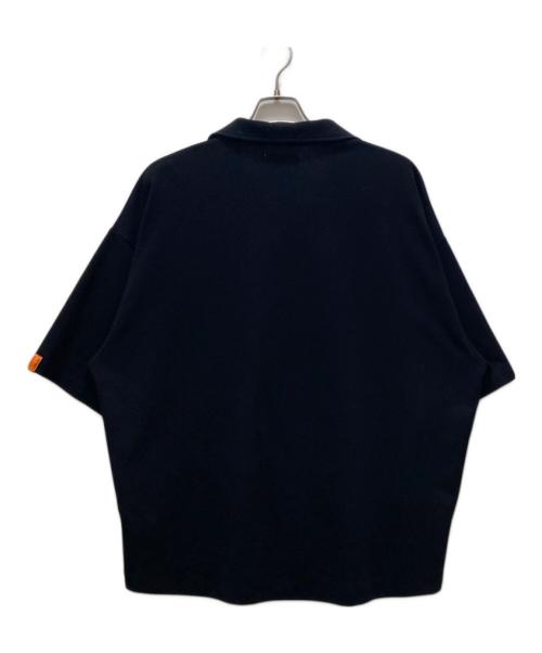 TIGHTBOOTH PRODUCTION（タイトブースプロダクション）TIGHTBOOTH PRODUCTION (タイトブースプロダクション) JERSEY OPEN POLO ブラック サイズ:Lの古着・服飾アイテム