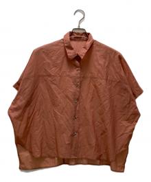 JOURNAL STANDARD（ジャーナルスタンダード）の古着「ブライトシアーローンスクエアシャツ」｜ピンク