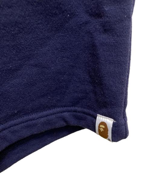 A BATHING APE（ア ベイシング エイプ）A BATHING APE (ア ベイシング エイプ) クレイジーカモシャーク スウェット ショーツ ネイビー サイズ:Mの古着・服飾アイテム