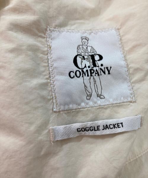 C.P COMPANY（シーピーカンパニー）C.P COMPANY (シーピーカンパニー) ナイロンゴーグルオーバーシャツ ベージュ サイズ:Lの古着・服飾アイテム