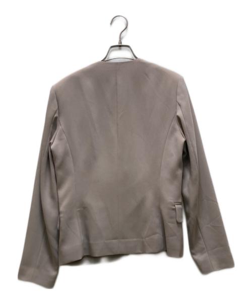 MOGA（モガ）MOGA (モガ) ノーカラージャケット ベージュ サイズ:2の古着・服飾アイテム