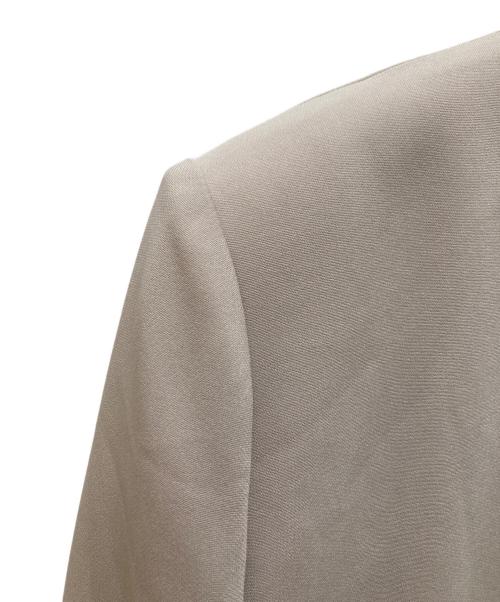 MOGA（モガ）MOGA (モガ) ノーカラージャケット ベージュ サイズ:2の古着・服飾アイテム