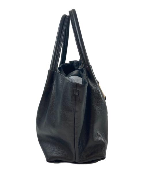 2.718（ニーテンナナイチハチ）2.718 (ニーテンナナイチハチ) オーバルリングトート ブラックの古着・服飾アイテム