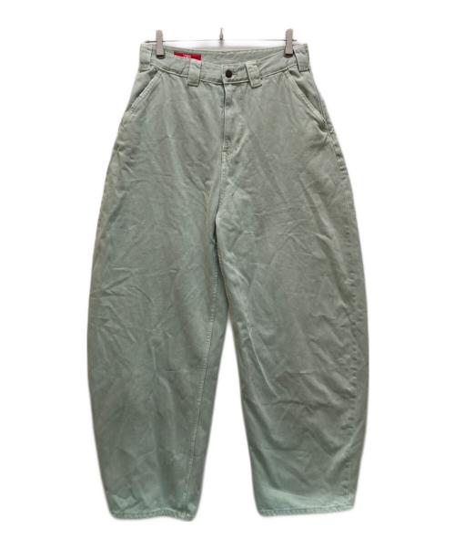 ZARA（ザラ）ZARA (ザラ) harry lambert (ハリー・ランバート) バルーンスリープフィットデニムパンツ グリーン サイズ:40の古着・服飾アイテム