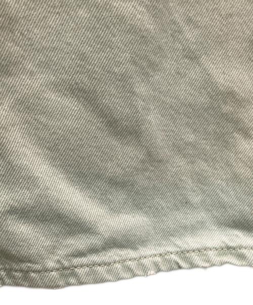 ZARA（ザラ）ZARA (ザラ) harry lambert (ハリー・ランバート) バルーンスリープフィットデニムパンツ グリーン サイズ:40の古着・服飾アイテム