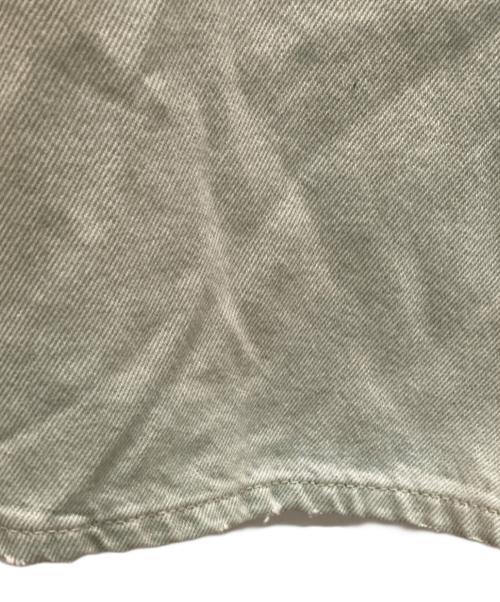 ZARA（ザラ）ZARA (ザラ) harry lambert (ハリー・ランバート) バルーンスリープフィットデニムパンツ グリーン サイズ:40の古着・服飾アイテム