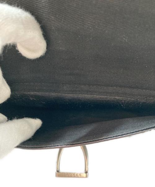 LAUREN RALPH LAUREN（ローレンラルフローレン）LAUREN RALPH LAUREN (ローレンラルフローレン) ワンショルダーバッグ ブラックの古着・服飾アイテム