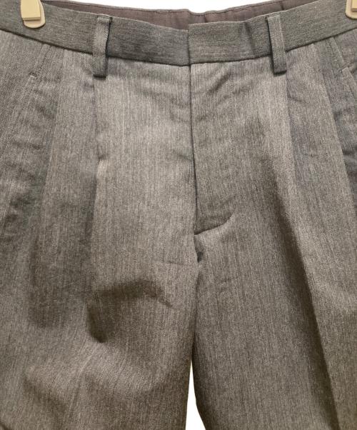 KOLOR（カラー）KOLOR (カラー) ウールサージタックパンツ グレー サイズ:1の古着・服飾アイテム