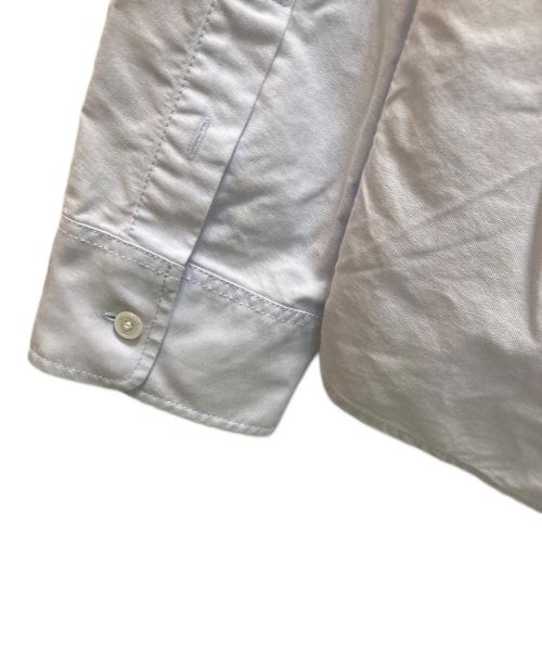 maison kitsune（メゾンキツネ）MAISON KITSUNE (メゾンキツネ) コントアー フォックスヘッド カジュアル BD シャツ ブルー サイズ:XLの古着・服飾アイテム