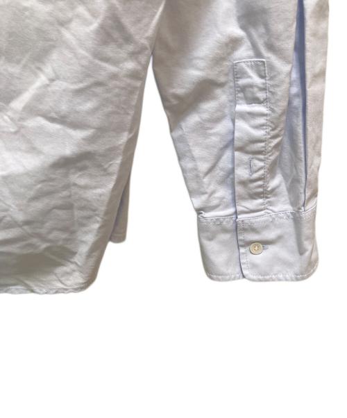 maison kitsune（メゾンキツネ）MAISON KITSUNE (メゾンキツネ) コントアー フォックスヘッド カジュアル BD シャツ ブルー サイズ:XLの古着・服飾アイテム