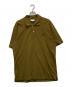 maison kitsune（メゾンキツネ）の古着「ボールド フォックスヘッド パッチ コンフォート ポロシャツ」｜カーキ