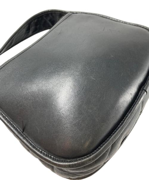 COACH（コーチ）COACH (コーチ) ヴィンテージレザーショルダーバッグ ブラックの古着・服飾アイテム