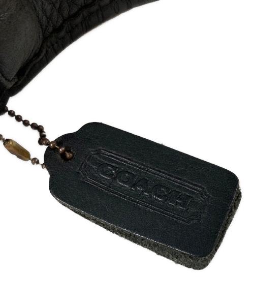 COACH（コーチ）COACH (コーチ) ヴィンテージレザーショルダーバッグ ブラックの古着・服飾アイテム