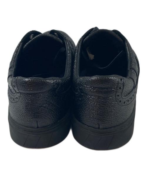 PATRICK（パトリック）PATRICK (パトリック) PENNERE シボ革ウィングチップローカットスニーカー ブラック サイズ:42の古着・服飾アイテム