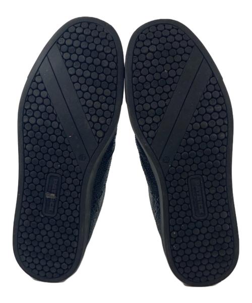 PATRICK（パトリック）PATRICK (パトリック) PENNERE シボ革ウィングチップローカットスニーカー ブラック サイズ:42の古着・服飾アイテム