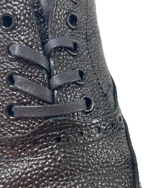 PATRICK（パトリック）PATRICK (パトリック) PENNERE シボ革ウィングチップローカットスニーカー ブラック サイズ:42の古着・服飾アイテム