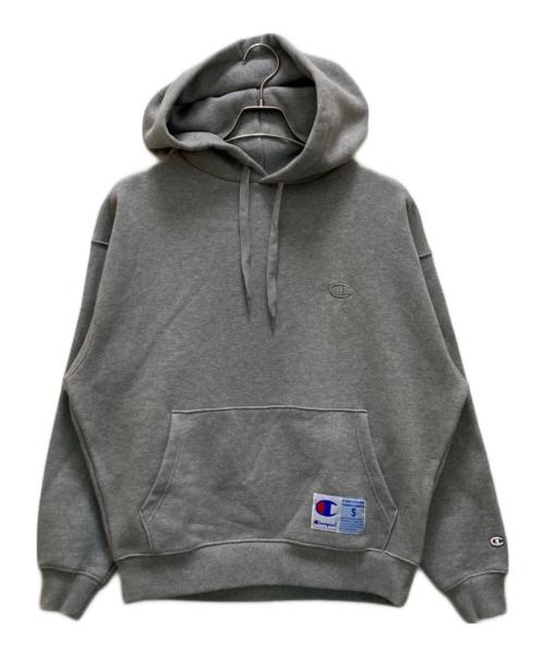 Champion（チャンピオン）Champion (チャンピオン) フーデットスウエットシャツ グレー サイズ:S 未使用品の古着・服飾アイテム