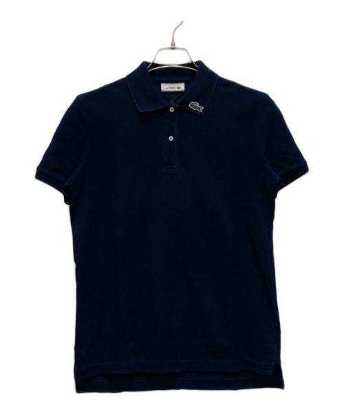 LACOSTE（ラコステ）LACOSTE (ラコステ) レギュラーフィットインディゴピケポロシャツ ネイビー サイズ:36 未使用品の古着・服飾アイテム
