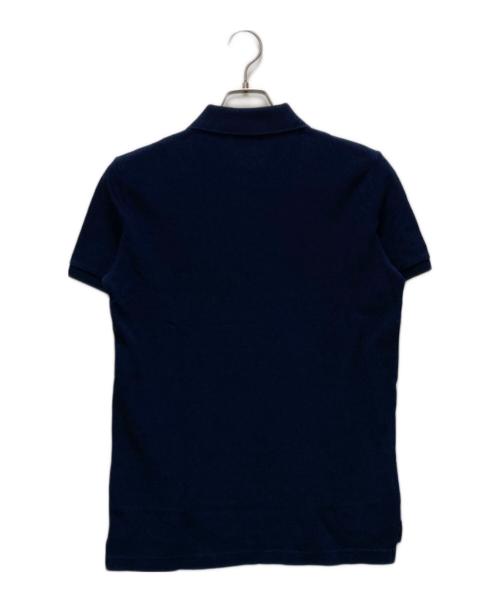 LACOSTE（ラコステ）LACOSTE (ラコステ) レギュラーフィットインディゴピケポロシャツ ネイビー サイズ:36 未使用品の古着・服飾アイテム