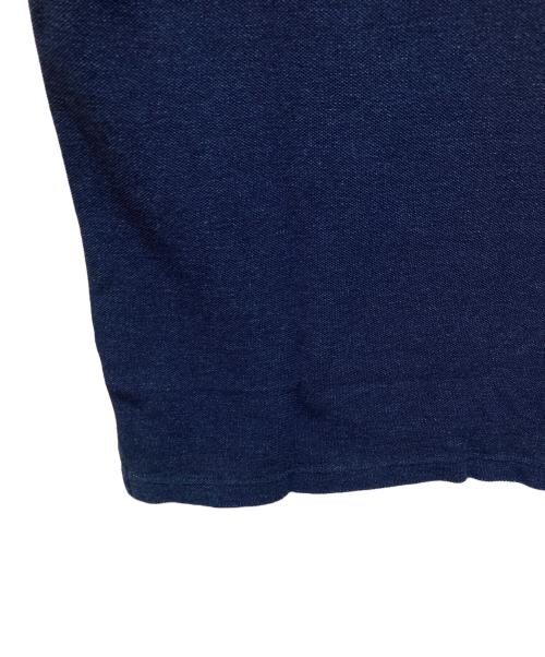 LACOSTE（ラコステ）LACOSTE (ラコステ) レギュラーフィットインディゴピケポロシャツ ネイビー サイズ:36 未使用品の古着・服飾アイテム