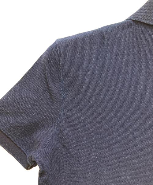 LACOSTE（ラコステ）LACOSTE (ラコステ) レギュラーフィットインディゴピケポロシャツ ネイビー サイズ:36 未使用品の古着・服飾アイテム