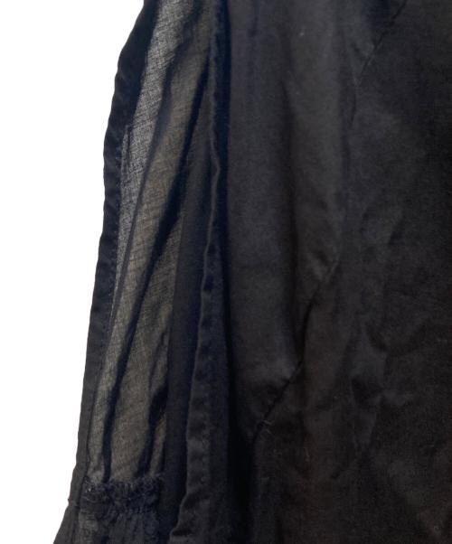 BEARDSLEY（ビアズリー）BEARDSLEY (ビアズリー) レースポンチョブラウス ブラック サイズ:FREEの古着・服飾アイテム