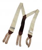 ALBERT THURSTONアルバートサーストン）の古着「サスペンダー」｜ホワイト