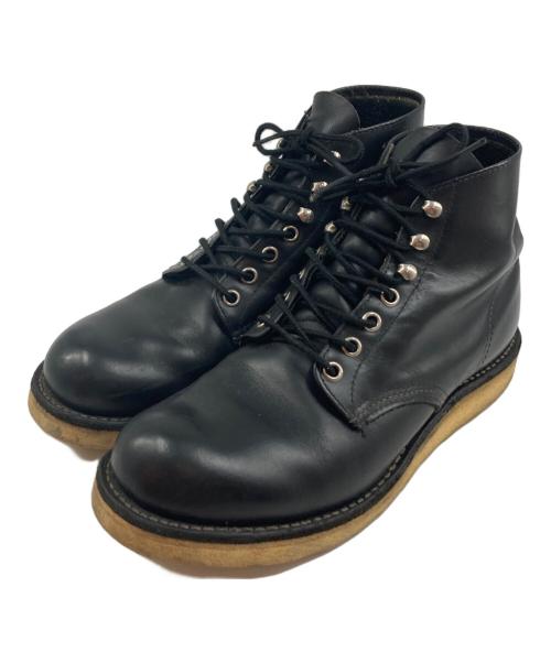 RED WING（レッドウィング）RED WING (レッドウィング) 6インチ クラシックラウンド ブラック サイズ:7 1/2 Dの古着・服飾アイテム