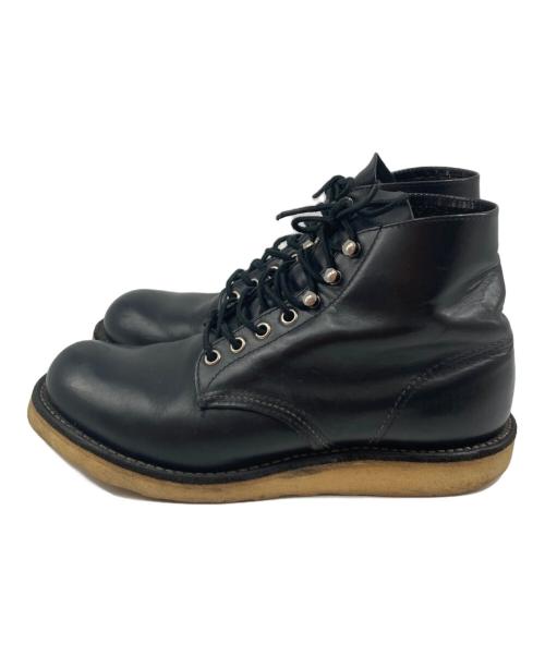 RED WING（レッドウィング）RED WING (レッドウィング) 6インチ クラシックラウンド ブラック サイズ:7 1/2 Dの古着・服飾アイテム